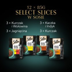 Sheba Selection I Sauce Juicy Flavors 12 X 85 G