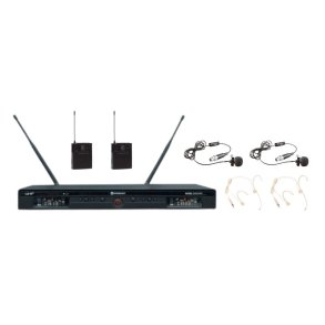 Relacart UR-230D MT (trdlst st med bodypack og to headset- og to lavalier-mikrofoner)