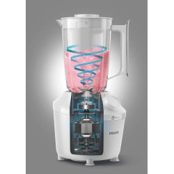 Philips 3000 series HR2041/00 blender 1,9 L Bordplade blender 450 W Hvid