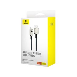 Baseus Unbreakable USB A til iP-kabel 2 m 5V-2,4A Hvid