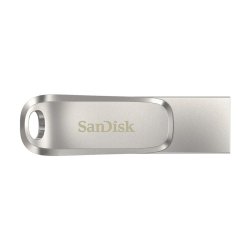 Sandisk Ultra Dual Drive Luxe Usb-Flashdrive 128Gb 3.2 Gen 1 (3.1 Gen 1) Rustfrit Stl
