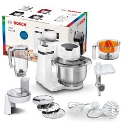 Bosch Serie 2 MUMS2EW40 foodprocessor 700 W 3,8 L Hvid