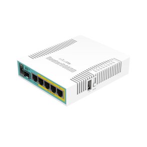 Mikrotik hEX PoE kabelforbundet router Hvid