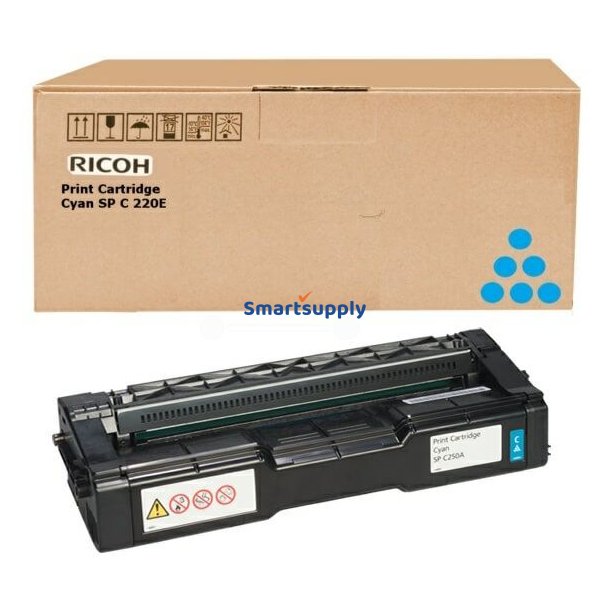 Ricoh 407544 Cyan toner 1.600 sider original