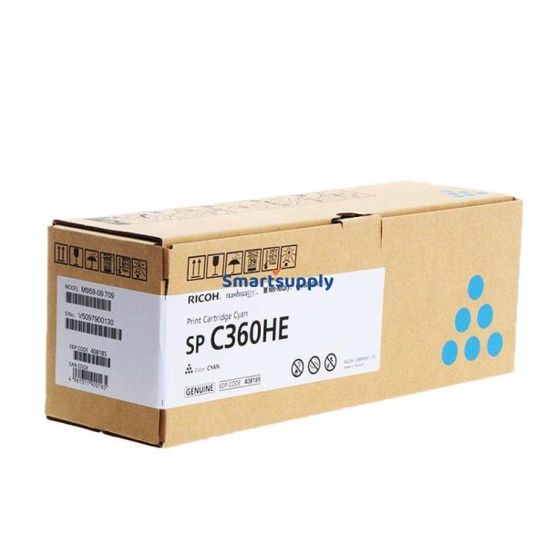 Ricoh 408185 Cyan toner 4.500 sider original