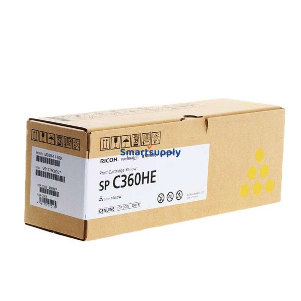 Ricoh 408187 Gul toner 4.500 sider original