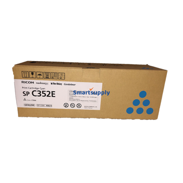 Ricoh 408216 Cyan toner 6.000 sider original