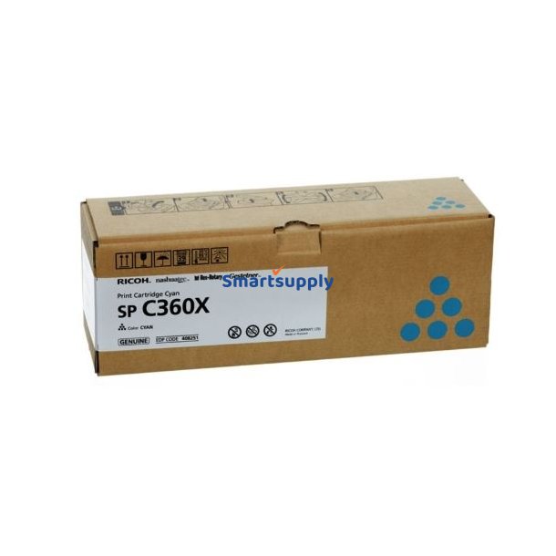 Ricoh 408251 Cyan toner 9.000 sider original