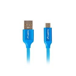 Lanberg Kabel USB 2.0 Micro-B (M) - A (M) 1M Qc