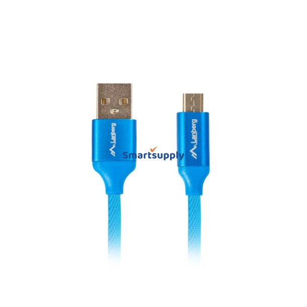 Lanberg Kabel USB 2.0 Micro-B (M) - A (M) 1M Qc