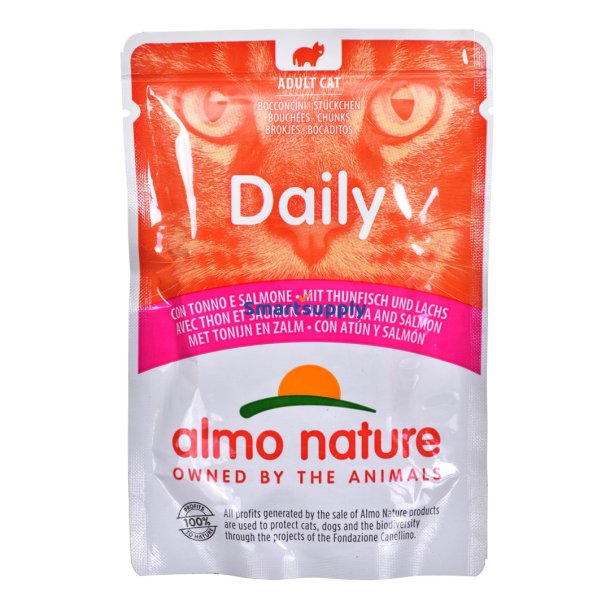 Almo Nature Daily Tun Med Laks 70 G