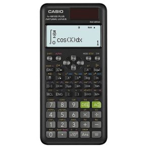 VIDENSKABELIG LOMMEREGNER CASIO FX 991ES PLUS 2 SORT, 12-CIFRET DISPLAY