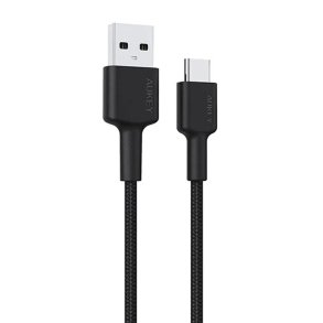 AUKEY CB-CD30 USB-kabel 0,9 m USB A USB C Sort
