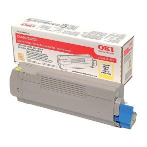 OKI C5600, C5700 Gul toner 2.000 sider original