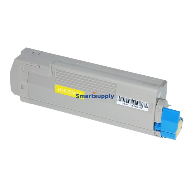 OKI ES2232, ES2632, ES5460 Gul toner 6.000s kompatibel
