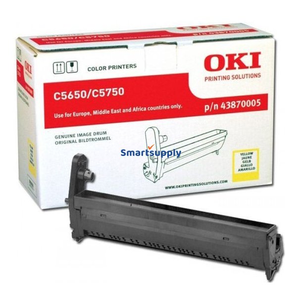 OKI C5650, C5750 Gul tromle original