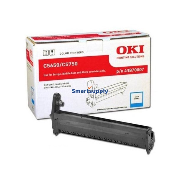 OKI C5650, C5750 Cyan tromle original 