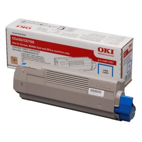 OKI C5650, C5750 Cyan toner 2.000 sider original