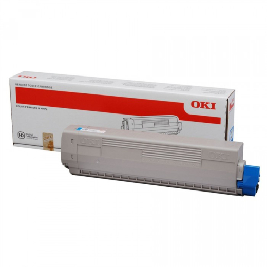 OKI MC861 Cyan toner 10.000 sider 44059255 original