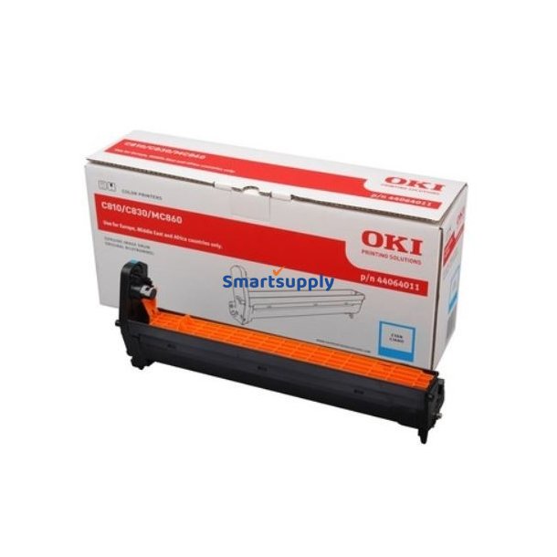 OKI C801/810/821/831/MC851/860/861 Cyan tromle original