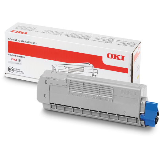 OKI C610 Gul toner 6.000 sider 44315305 original