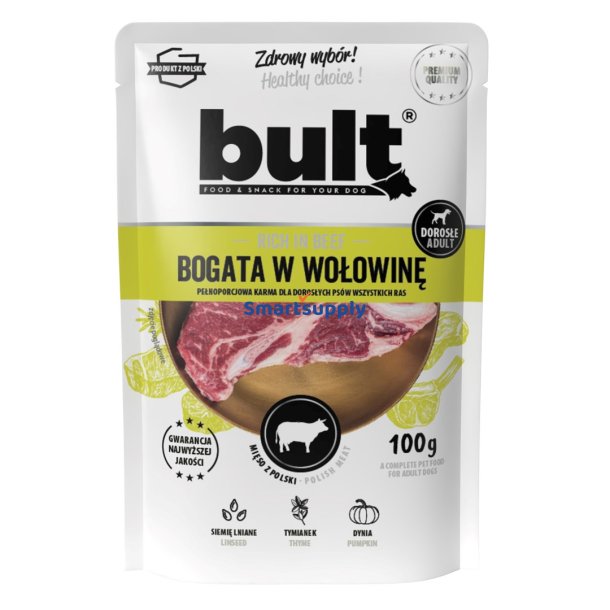 Bult Rig P Oksekd - Vdfoder Til Hunde - 100G