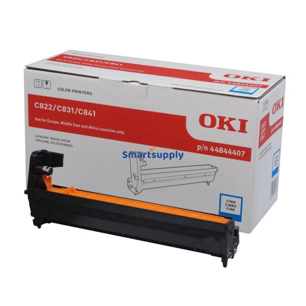 OKI C822, C831, C841 Cyan tromle 44844407 original