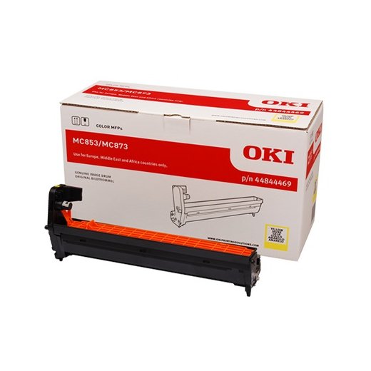 OKI MC853, MC873, MC883 Gul tromle original 