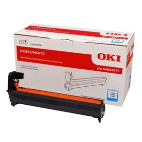OKI MC853, MC873, MC883 Cyan tromle original 