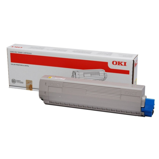 OKI C831, C841 Gul toner 8.000 sider 44844505 original