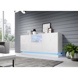 Lyskommode Qiu 2D1k Bl