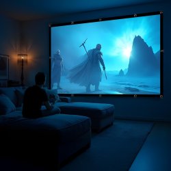 Maclean Projektionslrred, 150", 300X220cm, 25Mm 4:3 Kant, Spndekroge, Mc-168