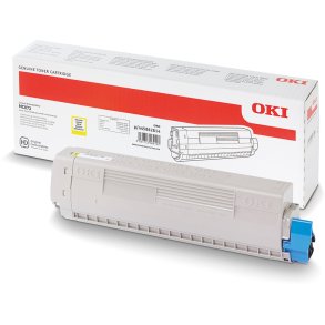 OKI MC873, MC883 Gul toner 10.000 sider original