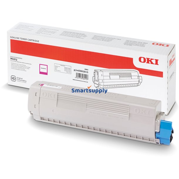 OKI MC873, MC883 Magenta toner 10.000 sider original