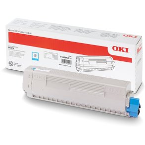 OKI MC873, MC883 Cyan toner 10.000 sider original