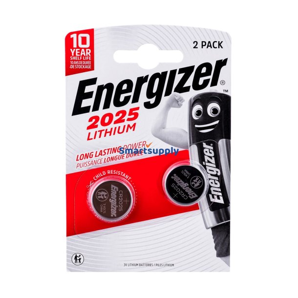 Energizer Batteri Specialiseret Cr2025/2, 3V, Eco