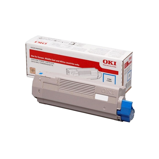 OKI C833, C843 Cyan toner 10.000 sider 46443103 original