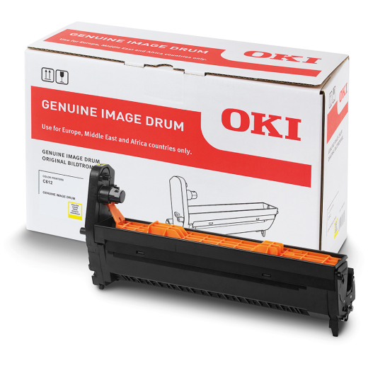 OKI C612 Gul tromle 46507305 original