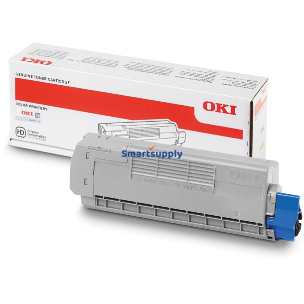 OKI C612 Gul toner 6.000 sider 46507505 original