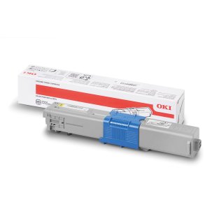OKI C332, MC363 Gul toner 1.500 sider original