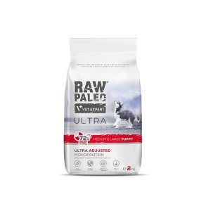 RAW PALEO Ultra Medium&Large Puppy Beef - trfoder til hvalpe - 2 kg