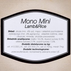 Bosch Mono Mini Lamb&Rice 0,9 kg