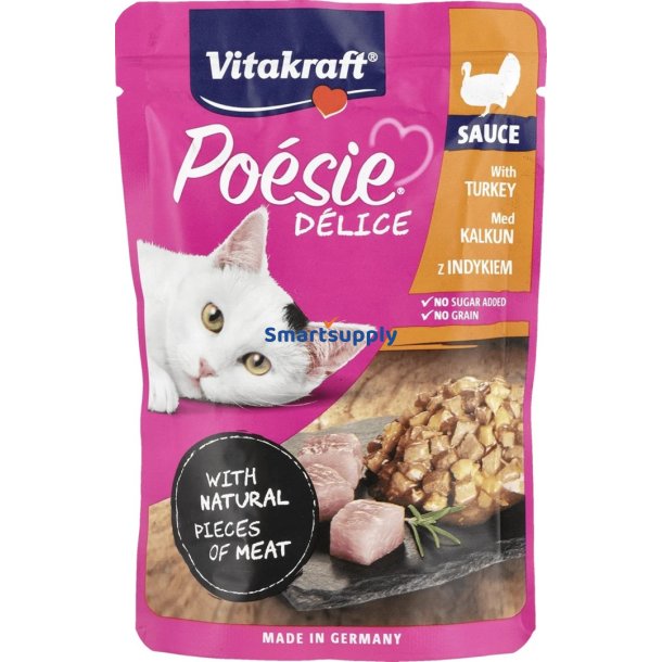 Vitakraft Poesie Delice Kalkun Til Katte - Vdfoder Til Katte - 85 G