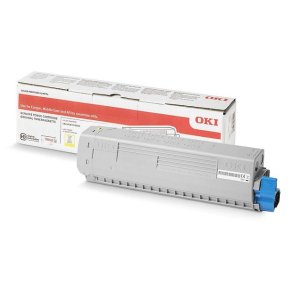 OKI C824, C834, C844 Gul toner 5.000 sider original