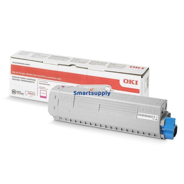 OKI C824, C834, C844 Magenta toner 5.000 sider original