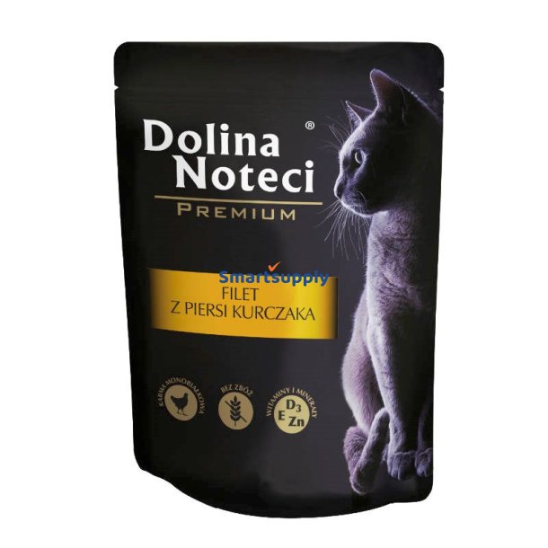 Dolina Noteci Premium Kyllingebrystfilet - Vdfoder Til Katte - 85 G
