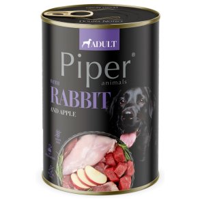 DOLINA NOTECI Piper Animals Rabbit and apple - vdt hundefoder - 800g