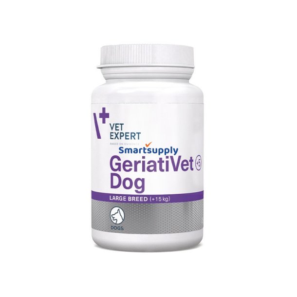 Vet Ekspert Geriativet Hund Large Breed - Understttende Prparat Til ldre Hunde - 45 Caps.