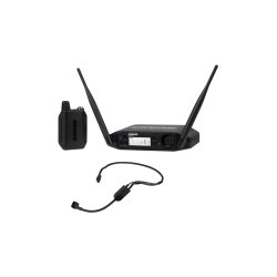 Shure Dual Band Digitalt Trdlst System Bodypack-Sender Og Headset-Mikrofon