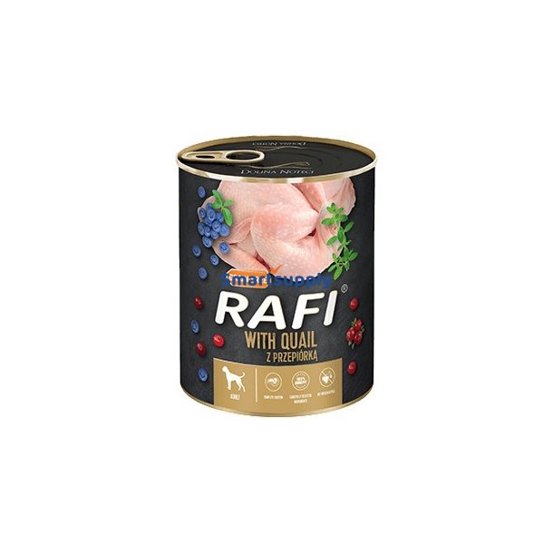 Dolina Noteci Rafi Hundevdfoder Med Vagtel, Blbr Og Tranebr - 800G